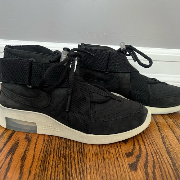 Nike Air Fear Of God Raid Black sz 4.5Y - Picture 1 of 10